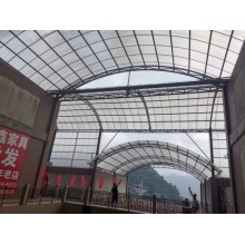 大跨度鋼架，網(wǎng)架采光頂棚用輕型防火阻燃陽(yáng)光板耐力板聚碳酸酯板